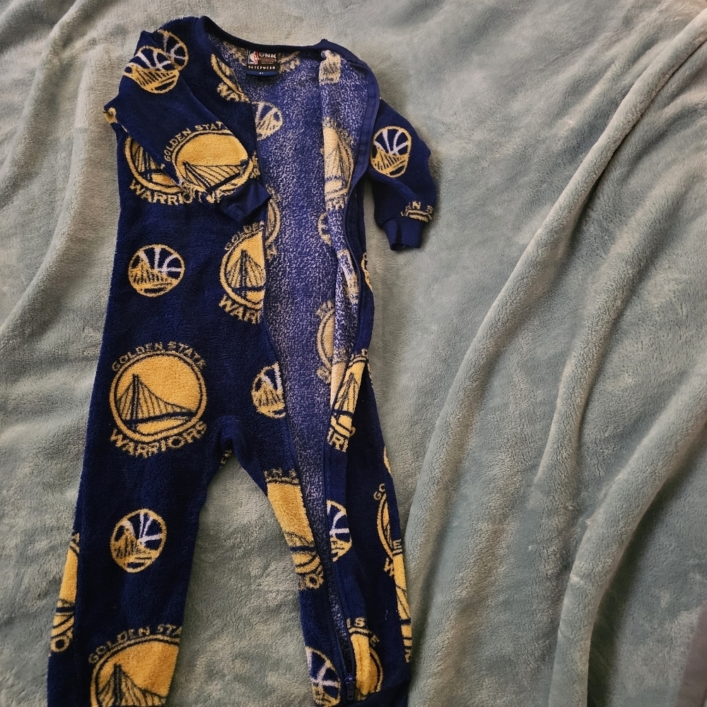 Unk Blue and Yellow Golden State Onesie - Picture 6 of 9